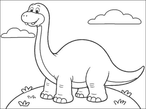 Sõbralik brahhiosaurus