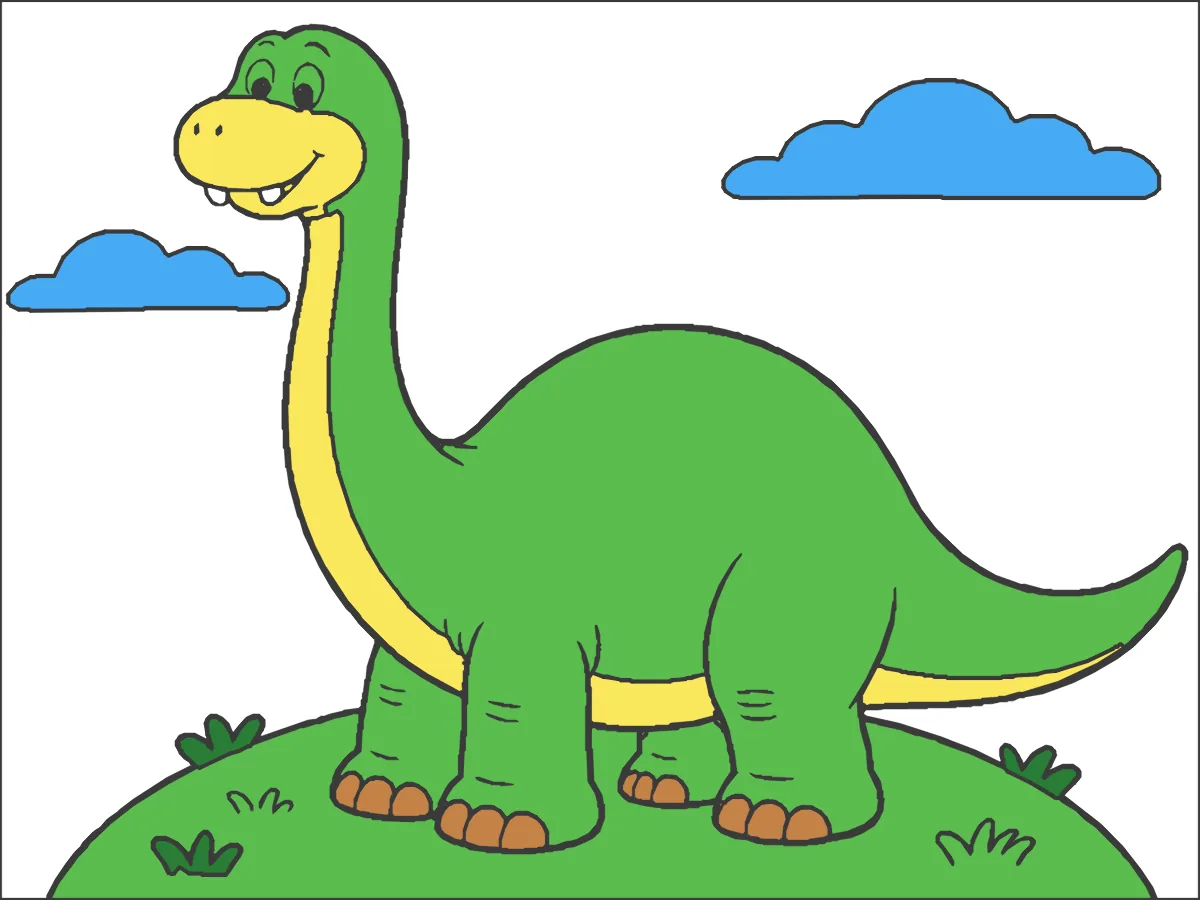 Friendly Brachiosaurus