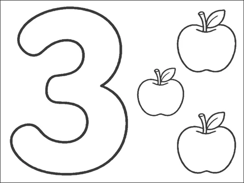 Number 3 ja õunad