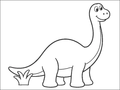 Sõbralik brahhiosaurus